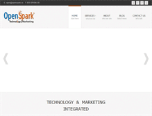 Tablet Screenshot of openspark.co